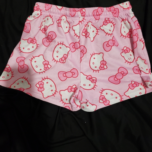 Hello Kitty Sleeping Shorts Hot Pink & White - Picture 2 of 3